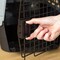 IRIS USA Small Pet Travel Carrier with Front and Top Access, Black/Gray